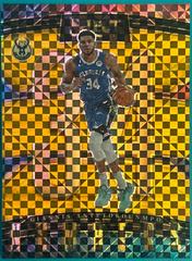 Giannis Antetokounmpo [Gold] #9 Basketball Cards 2022 Panini Select Numbers Prices