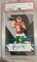 Bryce Young [Emerald Spectrum] #UXS-BY1 Football Cards 2022 Leaf Ultimate Draft X Autographs Prices