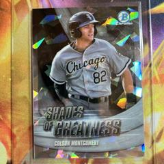 Colson Montgomery [Atomic] #SG-12 Baseball Cards 2022 Bowman Chrome Shades of Greatness Prices