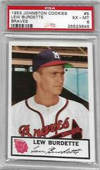 Lew Burdette #5 Baseball Cards 1953 Johnston Cookies Braves Prices