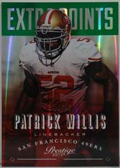 Patrick Willis [Extra Points Green] Football Cards 2013 Panini Prestige Prices