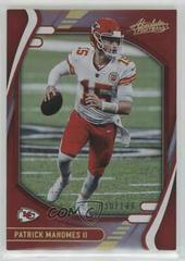 Patrick Mahomes II [Spectrum Red] #1 Football Cards 2021 Panini Absolute Prices