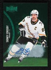 Sidney Crosby [Green Autograph] Hockey Cards 2021 Skybox Metal Universe Prices