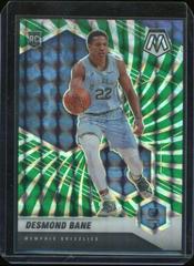 Desmond Bane [Green Swirl] Basketball Cards 2020 Panini Mosaic Prices
