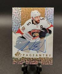 Aaron Ekblad [Autograph] Hockey Cards 2022 SP Authentic Pageantry Prices