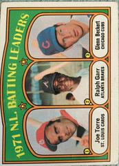 NL Batting Leaders [J. Torre, R. Garr, G. Beckert] #85 Baseball Cards 1972 Topps Prices