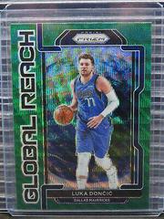 Luka Doncic [Green Wave] #4 Basketball Cards 2021 Panini Prizm Global Reach Prices