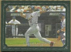 Albert Pujols [Green Linen] #38 Baseball Cards 2007 Upper Deck Masterpieces Prices