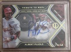 Albert Pujols [Purple] #TA-AP Baseball Cards 2022 Topps Tribute Autographs Prices