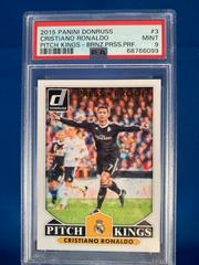 Cristiano Ronaldo [Silver Press Proof] Soccer Cards 2015 Panini Donruss Pitch Kings Prices