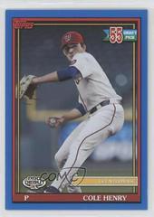 Cole Henry [Blue] #PD-155 Baseball Cards 2021 Topps Pro Debut Prices