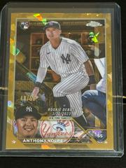 Anthony Volpe [Gold] #USCS163 Baseball Cards 2023 Topps Chrome Update Sapphire Prices