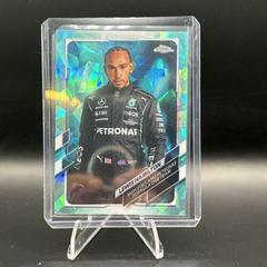 Lewis Hamilton [Sapphire Aqua] #1 Racing Cards 2021 Topps Chrome Formula 1 Prices