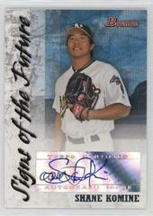 Shane Komine [autograph] Baseball Cards 2007 Bowman Signs of the Future Prices
