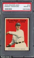 Samuel Crawford #14 Baseball Cards 1915 Cracker Jack Prices