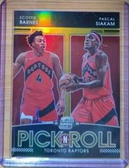 Pascal Siakam, Scottie Barnes [Gold] #20 Basketball Cards 2021 Panini Contenders Optic Pick n Roll Prices