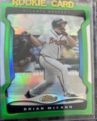 Brian McCann [Green Refractor] Baseball Cards 2009 Finest Prices