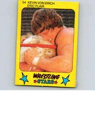 Kevin Von Erich, Eric Flair #34 Wrestling Cards 1986 Monty Gum Wrestling Stars Prices