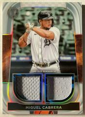 Miguel Cabrera Baseball Cards 2022 Topps Tribute Dual Relics Prices