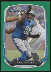 Nick Fairley Football Cards 2013 Bowman Prices