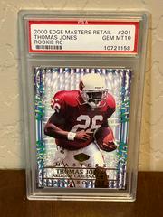 Thomas Jones #201 Football Cards 2000 Collector's Edge Masters Prices