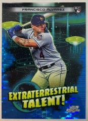 Francisco Alvarez [Blue Moon] #ET-24 Baseball Cards 2023 Topps Cosmic Chrome Extraterrestrial Talent Prices