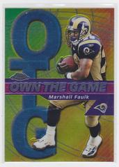Marshall Faulk #OG13 Football Cards 2002 Topps Chrome Own the Game Prices