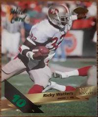 Ricky Watters [10 Stripe] Football Cards 1993 Wild Card Prices