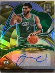 Jayson Tatum [Gold] Basketball Cards 2021 Panini Spectra Signatures Prices