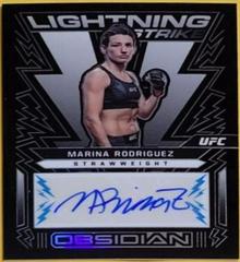 Marina Rodriguez #OL-MRZ Ufc Cards 2023 Panini Chronicles UFC Obsidian Lightning Strike Signatures Prices