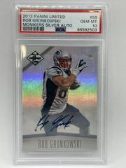 Rob Gronkowski [Monikers Silver Autograph] #59 Football Cards 2012 Panini Limited Prices