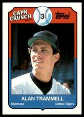 Alan Trammell #12 Baseball Cards 1989 Cap'N Crunch Prices