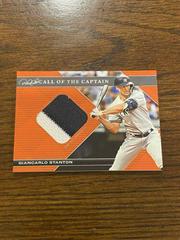 Giancarlo Stanton [Relic Orange] #34 Baseball Cards 2022 Topps X Derek Jeter Prices