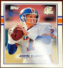 John Elway #34 Football Cards 1996 Topps 40th Anniversary Prices