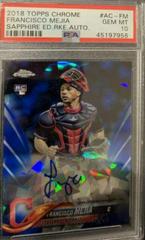 Francisco Mejia #AC-FM Baseball Cards 2018 Topps Chrome Sapphire Rookie Autographs Prices