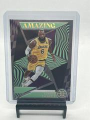 LeBron James [Green] #5 Basketball Cards 2021 Panini Illusions Amazing Prices