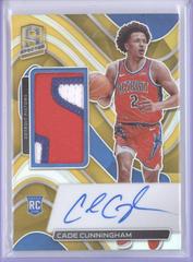 Cade Cunningham [Jersey Autograph Gold] Basketball Cards 2021 Panini Spectra Prices