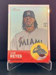 Jose Reyes [Refractor] #HP18 Baseball Cards 2012 Topps Heritage Chrome Prices