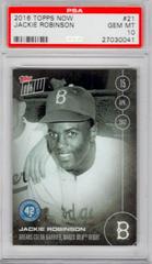 Jackie Robinson Baseball Cards 2016 Topps Now Prices