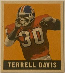 Terrell Davis Football Cards 1997 Leaf Reproductions Prices