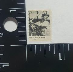 Paul Waner [Blue Back] Baseball Cards 1950 R423 Prices
