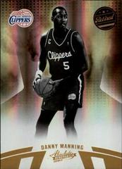 Danny Manning #122 Basketball Cards 2010 Panini Absolute Memorabilia Prices