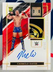 Carmelo Hayes [Elegance Pach Autograph Holo Gold] Wrestling Cards 2022 Panini Impeccable WWE Prices