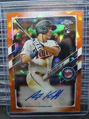 Alex Kirilloff [Orange] Baseball Cards 2021 Topps Chrome Sapphire Rookie Autographs Prices