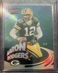 Aaron Rodgers [Emerald] Football Cards 2022 Panini Zenith Pacific Revolution Prices