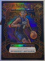 Bennedict Mathurin [Orange] #2 Basketball Cards 2022 Panini Obsidian Supernova Prices