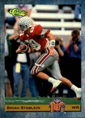 Brian Stablein #51 Football Cards 1993 Classic Prices