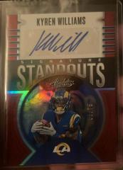 Kyren Williams [Red] #SS-14 Football Cards 2023 Panini Absolute Signature Standouts Prices