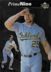 Mark McGwire Baseball Cards 1998 Upper Deck Prime Nine Prices
