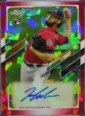 Ian Anderson [Red] #RA-IA Baseball Cards 2021 Topps Chrome Update Sapphire Rookie Autographs Prices